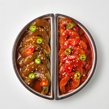 가치올림 고도환 통영 당일 제조 간장 양념 순살 깐 새우장 1+1, 1팩, 간장(250g)+양념(250g)