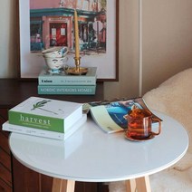 원형 테이블 프리미엄 유리대용 투명매트 2mm, 투명, (81~90x0.2cm)