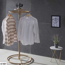 리폼플러스 JD원형회전행거 이동식원형회전행거 원형회전행거 조립식 행거 옷가게행거 드레스룸행거, 5.  JD원형회전행거[화이트] + 추가바퀴