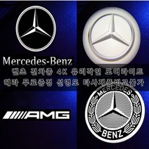[4K무변색유리각인렌즈]벤츠 전차종 도어라이트 모음집 선명도짱 헤라무료증정 A B C E S클래스 CLA CLS GLA GLB GLC GLE GLS 쿠페 카브리올레 신형 구형, 04(신형C 신형S), 02.이니셜