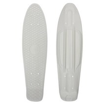 페니보드 페니크루져보드 여자 을 야외 스포츠 22 인치 스케이트 4 바퀴 단일 로커 스케이트 플라스틱 롱 데크 스케이트, 하얀