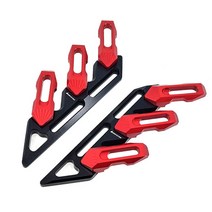 야마하 XMAX300 프론트 쇼바 가드 엑스맥스 휀다 커버 날개 바이커스, Red Black - 레드블랙