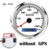 85MM GPS Speedomete 60 km/h 바이크 오토바이 peed 주행 거리계 안테나와 보트 자동 트럭 RV 캠핑카, 13 NO GPS WS 30KMH