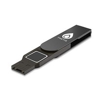 Thetis 테티스 FIDO2 보안 키 지문 USB A 2단계 인증기 다층 보호 HOTP/U2F 호환 Windows MacOS Gmail 오피스 비즈니스용 Linux - 블랙, 1개