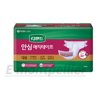 디펜드 프리미엄안심매직테이프 성인기저귀 특대형, 0. 72~113cm Lsize, 20개입, 6개
