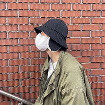 씨티보이 남자 여성 이어머프 귀도리 버킷햇 벙거지 귀덮개 귀마개 군밤장수 군밤 털 모자