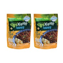 풀무원 두부 크럼블 덮밥소스 직화짜장 2개, 160g
