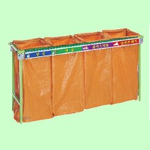 스피트 철재 분리수거대 100L 4구 1600 400 870mm, 상세페이지 참조