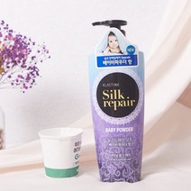 실크리페어 베이비 엘라스틴 파우더 샤이닝 샴푸 550ml 베이비파우더 엘라스틴 (다올샵)_789EA, 1, 본상품선택