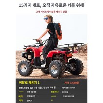 ATV 사륜바이크 4륜구동 4륜 오프로드 빅불 가솔린 전동축 전지역 형성 인간 AT 모터사이클, 01 버펄로스套餐一