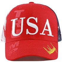 The Hat Depot 오리지널 독점 도널드 트럼프 Keep America Great/Make America Great Again 3D 시그니처 캡 One Size, 1. a - Mesh - Usa -Red