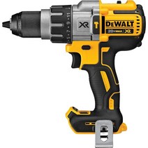 디월트 20V 맥스 XR 해머 드릴 브러쉬리스 3-스피드 툴 온리 (DCD996B) 옐로우/블랙 313460, Drill bare tool