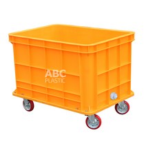 점보상자 점보박스 식품 공업용 상자, 점보상자400L(우레탄바퀴포함)