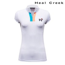 여름 컬러 블록 포인트 캡소매 티셔츠 1HCTSM9585_WH