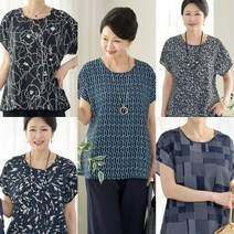 로즈맘 [엄마옷 로즈맘] 해피가오리인견티셔츠2