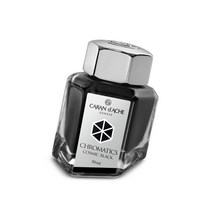 CARAN DACHE 12색상의 다양한..까렌다쉬 크로매틱스 만년필 병잉크 50ml 8011 052 일렉트릭 오렌지, 1개, 잉크 색상