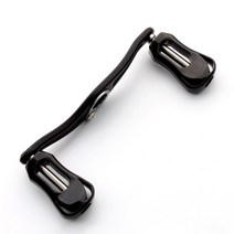카와 낚시 릴 핸들 알루미늄 합금 로커 탄소 손잡이 더블 핸들 구멍 8x5/7x4mm 다이와/시마노 릴 액세서리, 블랙 7x4mm
