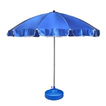 지름 2200mm 높이 2330mm 국산 1단 파라솔, 쿠쿠 적색_물통미포함