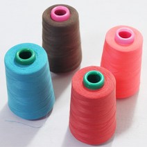 자투리 한정특가 재봉실60수3합 5000m 택1, 재봉실60수3합 5000m형광오렌지