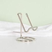 베라망 테이블용 스틸 휴대폰 거치대, 실버, 1개
