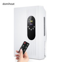 domiheat 가정용 대용량 스마트 무소음 공기청정 건조기 제습기 2.2L, white