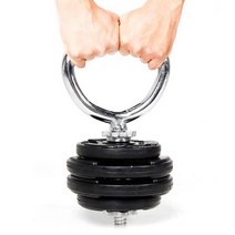 바디엑스 경량용 무게조절 케틀벨 핸들 경량원판전용, 단품