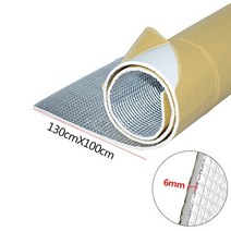 스테빌라이저 부싱 카프론트후드 엔진 방음 매트 커버 자동차 후드 섀시 방화벽 열 실드 자동차 천장 도어 절연 자동차 트렁크 소음 절연 열 사운드 열 교정 패드, 130cmx100cm 열