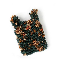 주름 장바구니, 패턴플라워카키, 2개