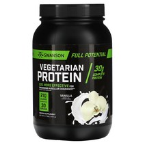 스완슨 베지 프로틴 파우더 바닐라 맛 1440g(3.17lb)