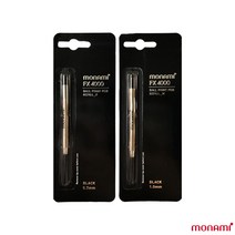 모나미 FX 4000 실키글라이드 / 153 시리즈 볼펜심, 0.7mm(F)