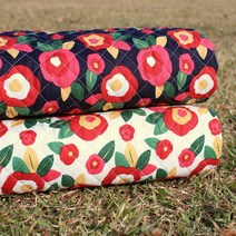 (천마마-면누빔지) 카멜리아 (동백꽃) _ 2컬러, 네이비