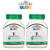 21세기센트리 비타민 E 450mg 1000IU 소프트젤 55정 X 2 토코페롤 토코페릴