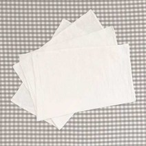 강화소창으로 만든 소창 수건 (정련 전), 4장세트