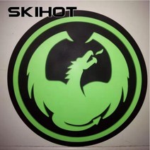 스노우 보드 왁싱 왁스 스키 다리미 SKIHOT 미끄럼 방지 패드, green