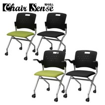 플러키4륜 팔유 회의용 회의실 독서실 학원 의자, 플러키4륜 팔유 블랙