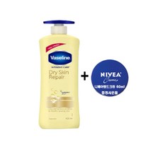바세린 드라이스킨 바디로션 대용량 400ml x 1개 + 니베아핸드크림 60ml 증정