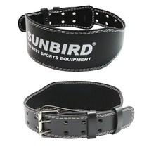 썬버드 합성피혁 역도 벨트 리프팅 헬스 밸트 가죽 허리보호대, XL