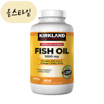 피쉬오일 오메가3 1000mg 커클랜드 400정, 1개, 1개