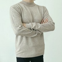 남자하프넥 니트 머슬핏 반폴라 정장 니트 초겨울 스웨터