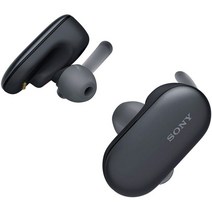 소니 완전 무선 이어폰 WF-SP900 : Bluetooth 대응 좌우 분리형 방수 사양 4GB 메모리 내장 2018년 모델 마이크 첨부 블랙