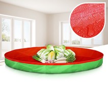 QWA038850원형김장매트 160cm 김치절임 무봉제깔판 버무리 준비 대형 패드