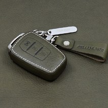 뷰티풀 코란도 리츠s 남자여자 커플새차선물 스마트 키케이스 이니셜키링 자동차키홀더, 리츠s SS-F-02 쌍용(3버튼)레드, 가죽스트랩 각인 사용 X