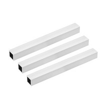 알루미늄각파이프 각파이프규격 Uxcell 6063 알루미늄 사각 튜브 20mm x 벽 두께 길이 심리스 스트레이트, 한개옵션0