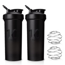 10도씨 블랜딩 쉐이커 1000ml 2개 세트, 블랙