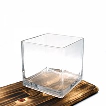FXC308374유리화분 화병 수반 N1515S (정사각) 15x15x15cm