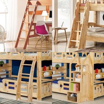 (주)가구타운 고무나무 원목 이층침대 사다리 모음 8종, 06)GT991 내추럴