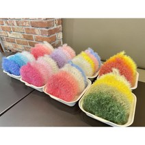 예쁨뜨개질 러블리 호빵수세미 4종세트 두겹 수제 아크릴 손뜨개 수세미 세트 돌잔치 답례품 개업 집들이 선물용 예쁨주의 뜨개수세미, 한세트당 4개, 오렌지주스set