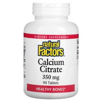 Natural Factors 구연산칼슘 350mg 90정 103183