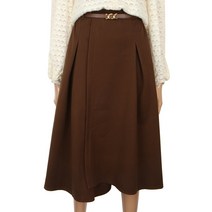 GGPX 벨티드 핀턱 랩스타일 스커트 (GNHSKA12F) 385109