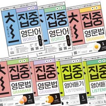 초집중 초등 고학년 집중 영단어1 2+집중 영문법1~3+집중 영어듣기1 2 [전7권] 선택구매, 2. 집중 영문법 2 : 실력편